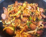 もちもち水漬けパスタ　ナポリタン作り方14写真