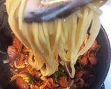 もちもち水漬けパスタ　ナポリタン作り方16写真