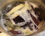 朝昼夕♪栗とレンジ茄子（秋茄子）のみそ汁作り方2写真