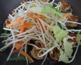 豚こま団子のニンニクペッパー炒め作り方7写真