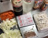 冷凍うどんでもちもち焼うどん作り方1写真