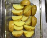《ヴィーガン》揚げない皮付きポテトフライ作り方2写真