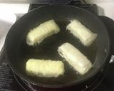 アヒージョ②#豆腐とチーズ#春巻KEI作り方7写真