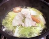 白菜たっぷりの豚しゃぶ鍋作り方2写真