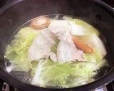 白菜たっぷりの豚しゃぶ鍋作り方2写真
