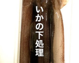いかの下処理　ワタ抜きから保存まで作り方1写真