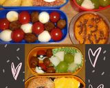 簡単♪ポケモンボール隠しオムライス作り方11写真