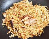 鯖の水煮缶で、簡単カレー焼きそば作り方5写真
