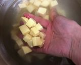 サツマイモとバナナの天板ケーキ作り方1写真