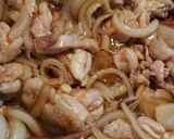 ガパオライスっぽい、とり丼。作り方2写真