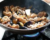 玉ねぎドレッシングで豚と茄子の炒め物！作り方6写真