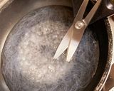 フライパン1つで簡単手抜き☆麻婆卵とじ丼作り方4写真