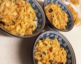 フライパン1つで簡単手抜き☆麻婆卵とじ丼作り方14写真