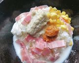 レンジ3分!きのこソースの和風リゾット風作り方1写真