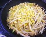 ピリ辛もやし味噌ラーメン作り方3写真