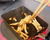 簡単^ ^しめじのバター炒めチコリ乗せ作り方3写真