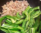 豚肉と万願寺とうがらしの竜田焼き作り方4写真