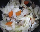 豚肉と野菜たっぷりうどん作り方3写真