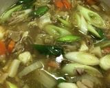 秋の味覚の豚汁作り方6写真