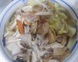 豚肉と野菜たっぷりうどん作り方5写真