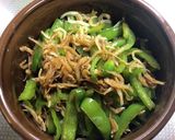ピーマンとじゃこの焦がし醤油炒め作り方6写真