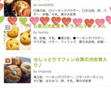 栗の渋皮煮で＊ホクホクふんわりマフィン作り方10写真