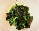 簡単！大根菜と韓国のり☆ナムル作り方1写真