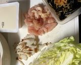 白菜と鶏ムネ豆腐あんかけ作り方1写真