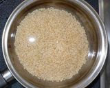 鍋で炊飯（玄米）　／災害時レシピにも作り方3写真