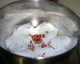 結びこんにゃくと軟骨（鶏）の白味噌煮作り方1写真