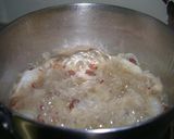 結びこんにゃくと軟骨（鶏）の白味噌煮作り方2写真