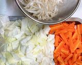 野菜モリモリ大盛り焼きそば！作り方1写真