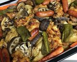 手羽元とお野菜のオーブン焼き作り方7写真