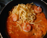 ヨウサマの減塩桜エビのクリームパスタ作り方7写真