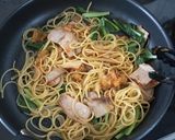 腸活♪筋活！キムチャーシューパスタ作り方4写真
