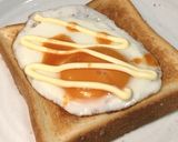 簡単☆５分で完成♬ピリ辛目玉焼きトースト作り方7写真