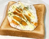 簡単☆５分で完成♬ピリ辛目玉焼きトースト作り方8写真