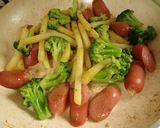 ウィンナーと冷凍ポテトのケチャマヨ炒め作り方4写真