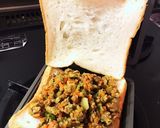 具まで熱々！ドライカレーのサンドイッチ作り方1写真