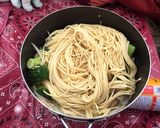 山で作れる甘酒クリームパスタ作り方3写真