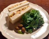 簡単なおつまみ　半熟玉子アレンジ　浜納豆作り方4写真