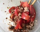 サバとトマトの大葉ジェノベーゼサラダ作り方2写真