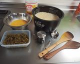 炊いて炒めて保温!!高菜の逃げ道炒飯作り方2写真