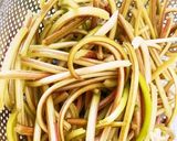 芋のツル佃煮作り方1写真