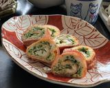 ニラ卵ベーコン巻き作り方7写真