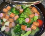 茹で汁スープ♪作り方3写真