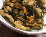 お父さんの「ひじき煮」作り方4写真