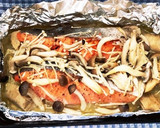 塩鮭とキノコのトースター焼き作り方5写真