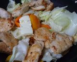 鶏むね肉とキャベツのバター醬油炒め作り方11写真