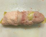 ニラとキムチとセロリのレンジで3色肉巻き作り方7写真
